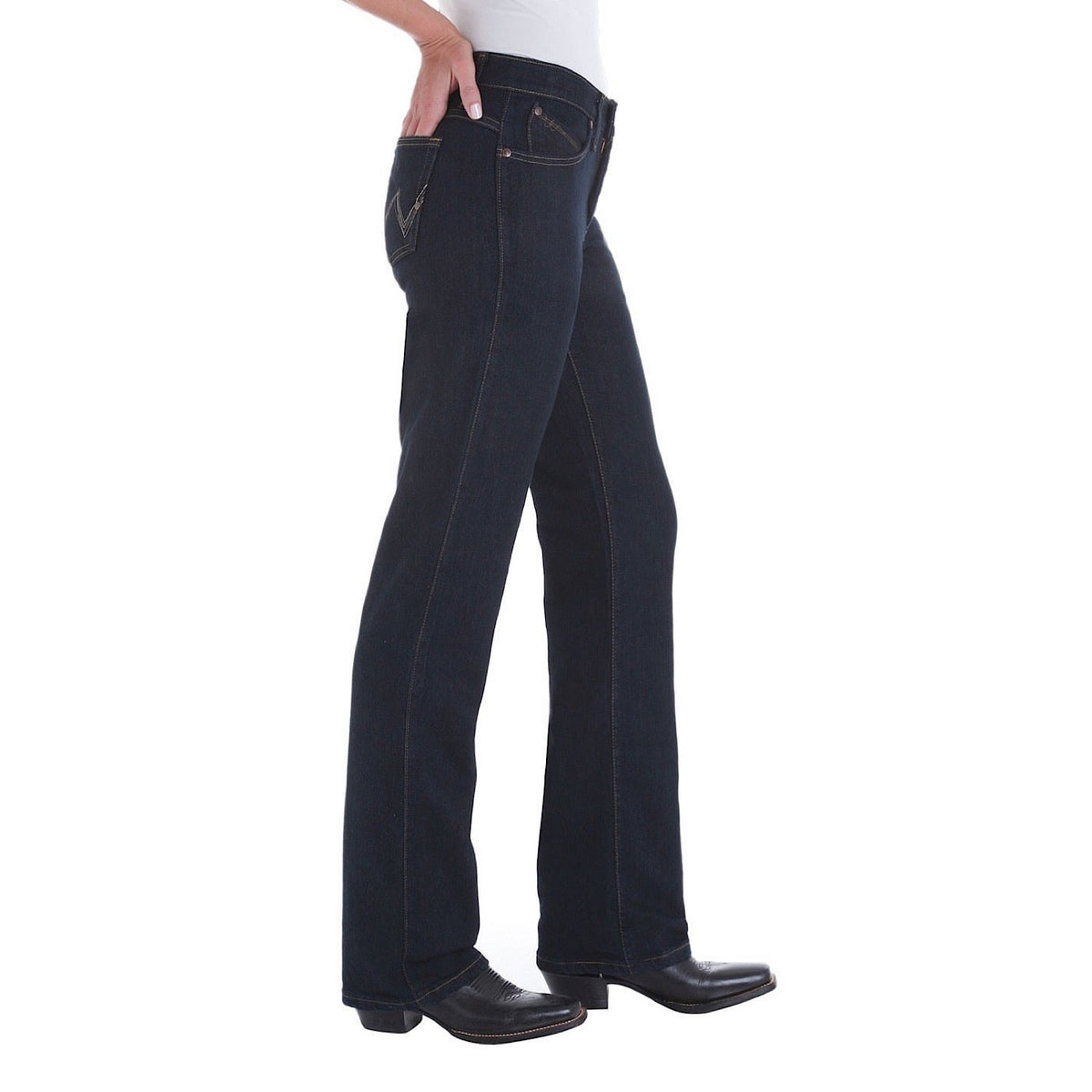 Wrangler Women’s Q-Baby Ultimate Riding Jean - Dark Dynasty