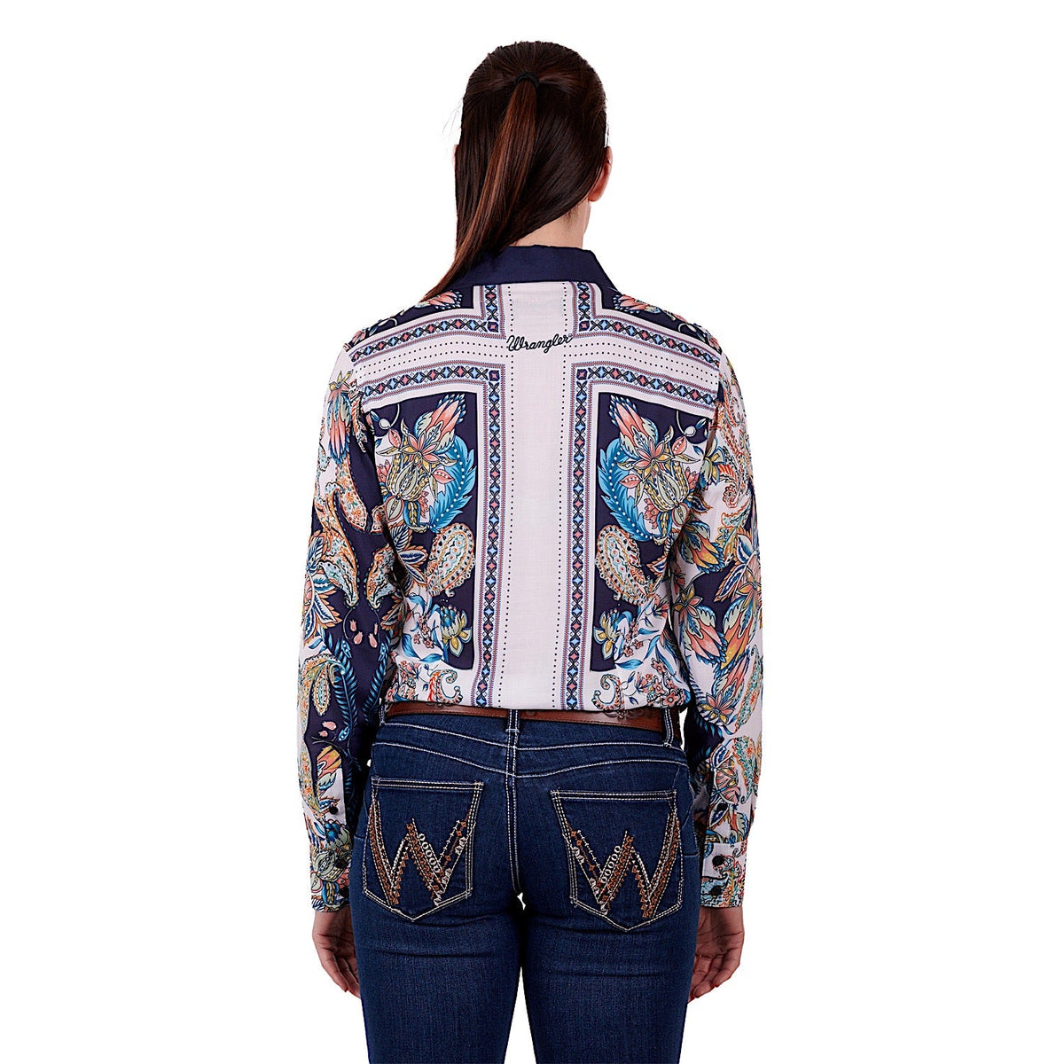 Wrangler Women’s Randa Shirt Navy/Multi