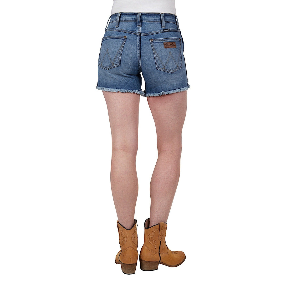 Wrangler Women’s Rebecca Hi Rise Short Antique Blue