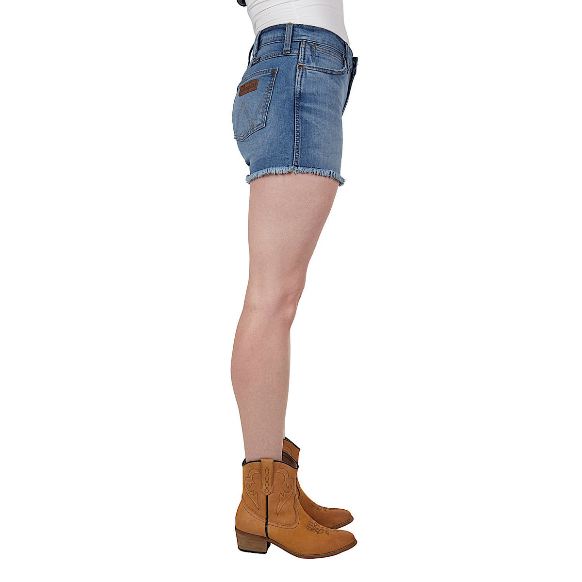 Wrangler Women’s Rebecca Hi Rise Short Antique Blue