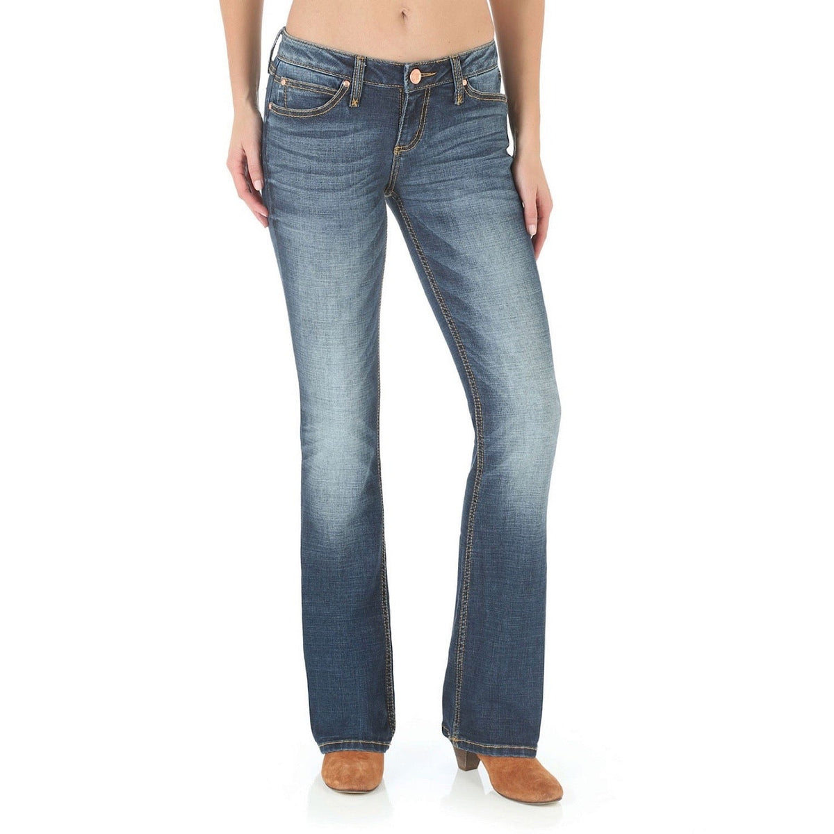 Wrangler Women’s Retro Mid Rise Mae Jean Indigo