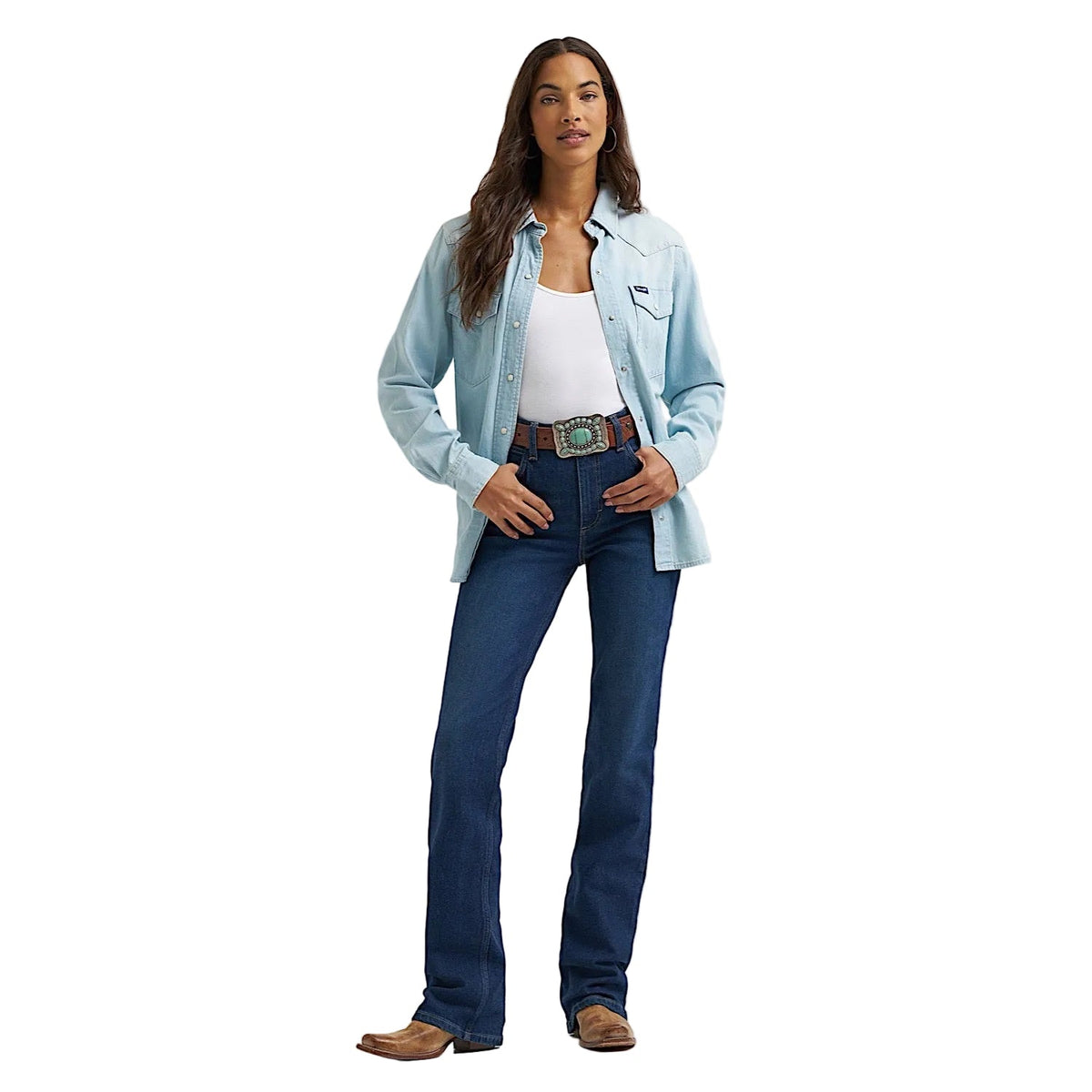 Wrangler Women’s Rodeo High Rise Bootcut 34’’ Leg Jeans - Kayla