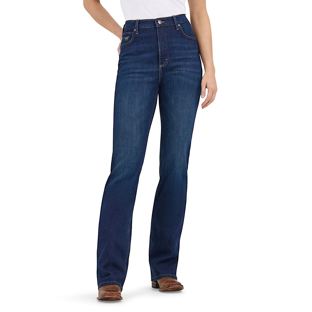 Wrangler Women’s Rodeo High Rise Bootcut 34’’ Leg Jeans - Kayla