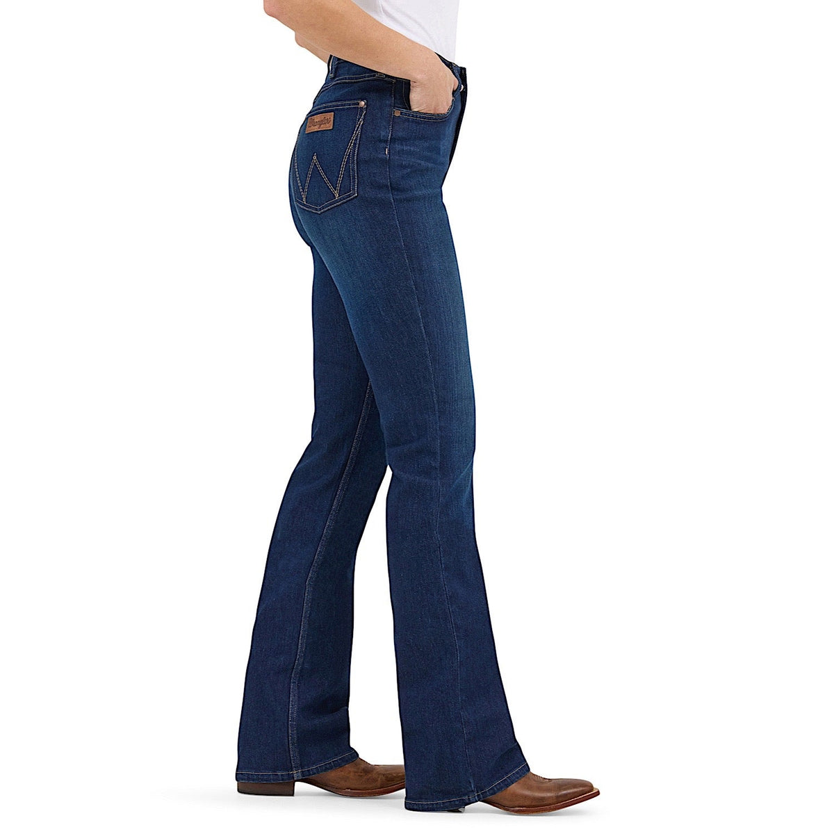 Wrangler Women’s Rodeo High Rise Bootcut 34’’ Leg Jeans - Kayla