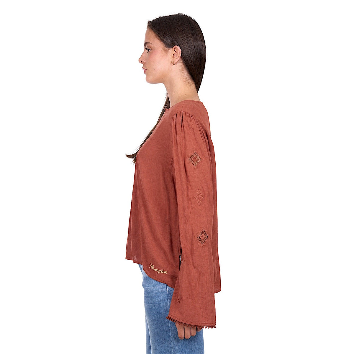 Wrangler Women’s Roxana Blouse - Copper