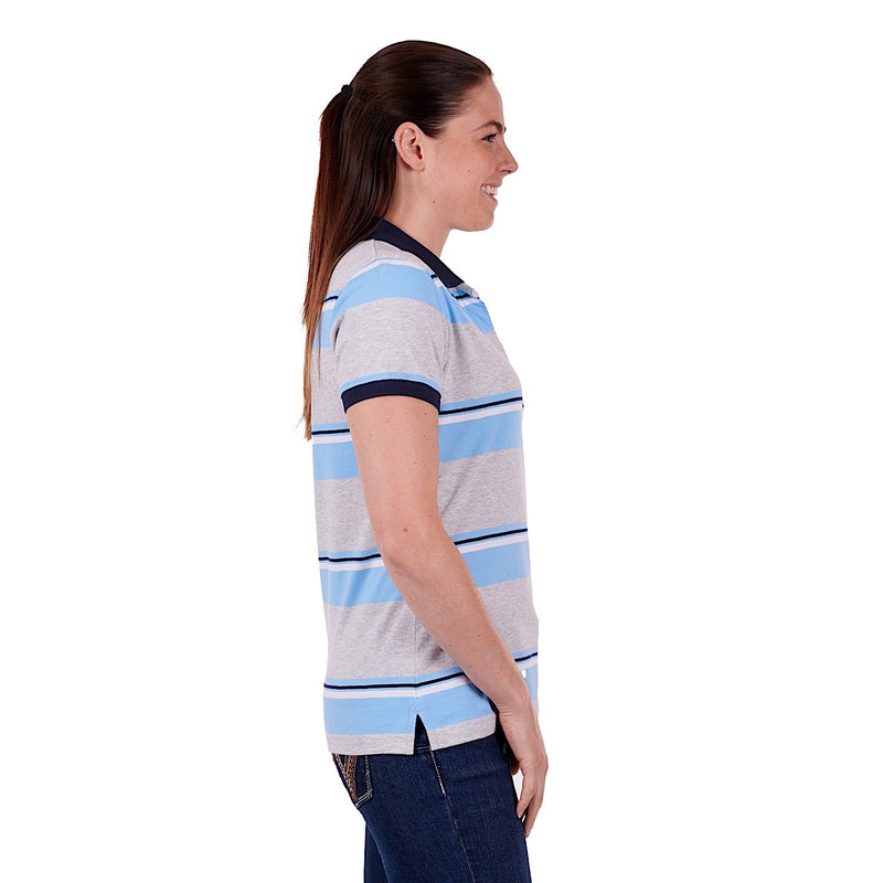 Wrangler Women’s Sabrina Polo Blue/Greymarle