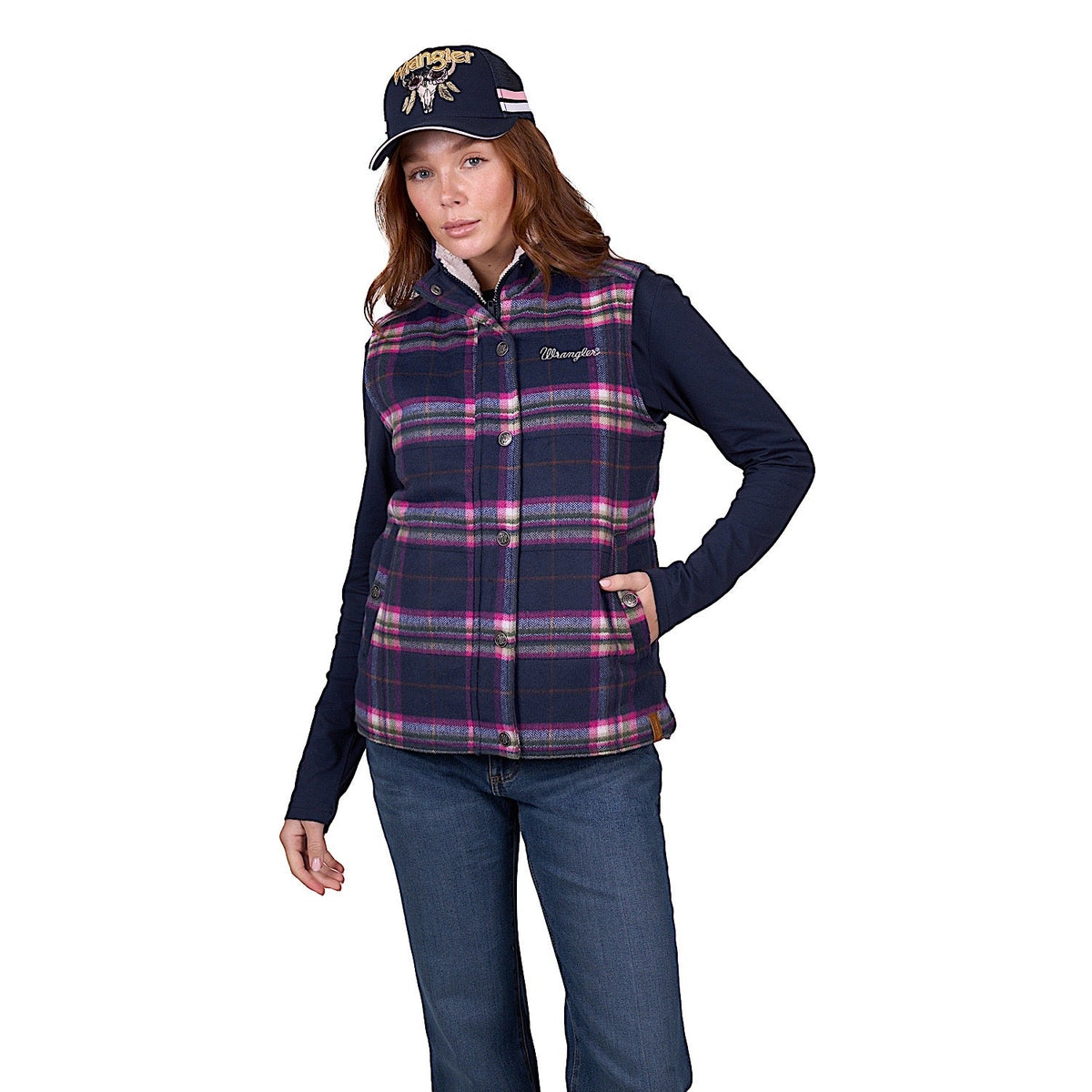 Wrangler Women’s Selma Vest - Navy