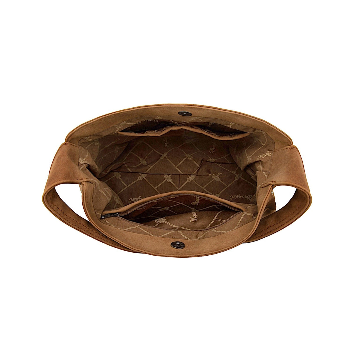 Wrangler Women’s Shiloh Fringe Studded Bag - Tan