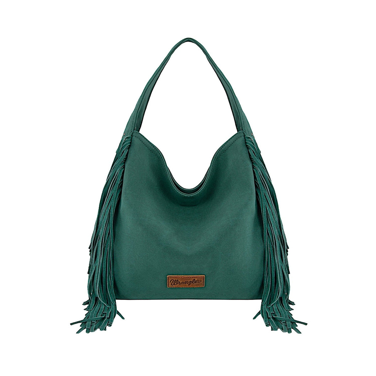Wrangler Women’s Shiloh Fringe Studded Bag - Turquoise