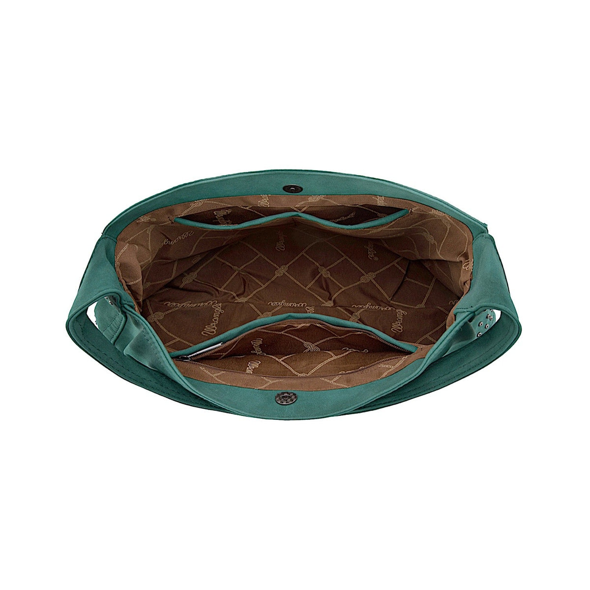 Wrangler Women’s Shiloh Fringe Studded Bag - Turquoise