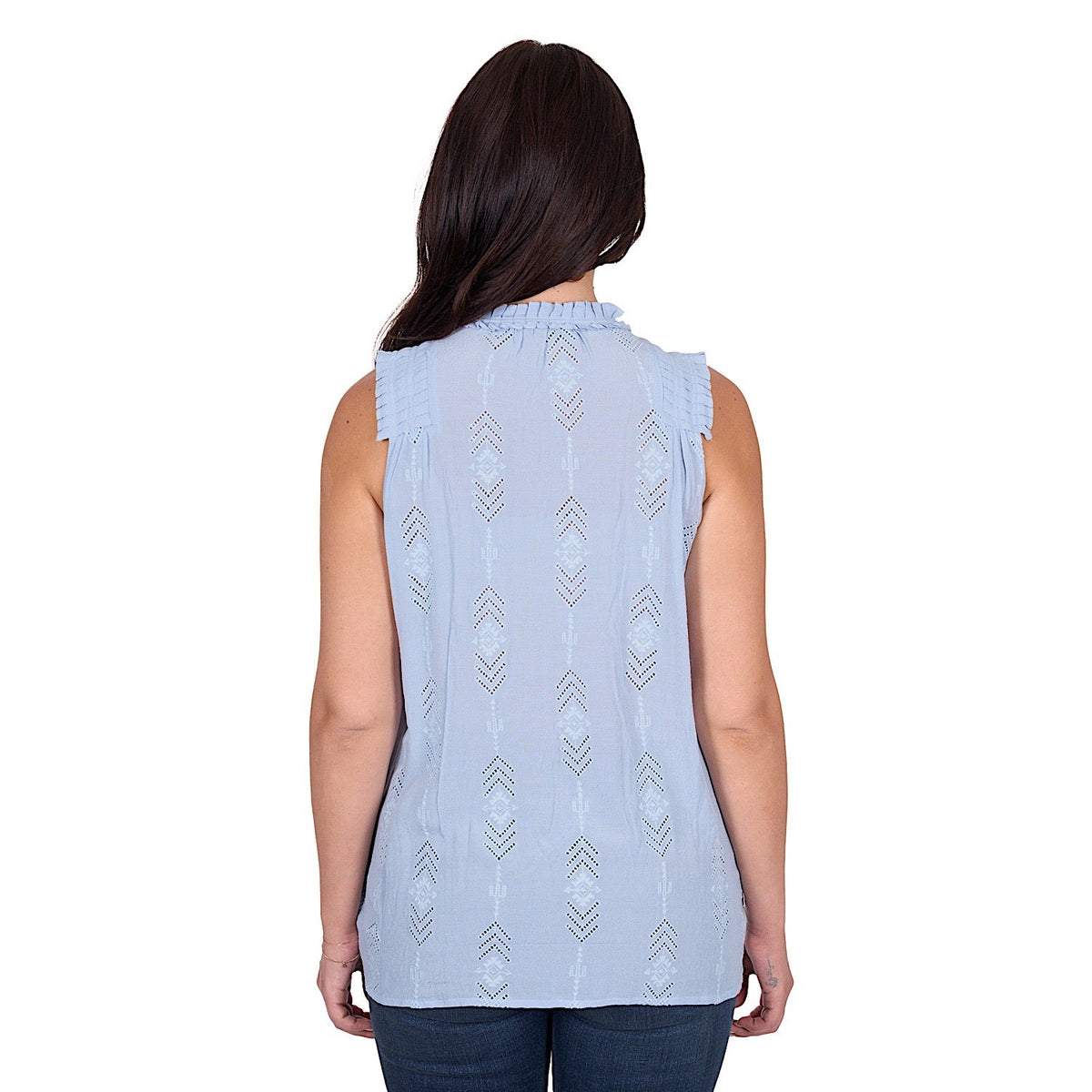 Wrangler Women’s Simone Blouse - Light Blue