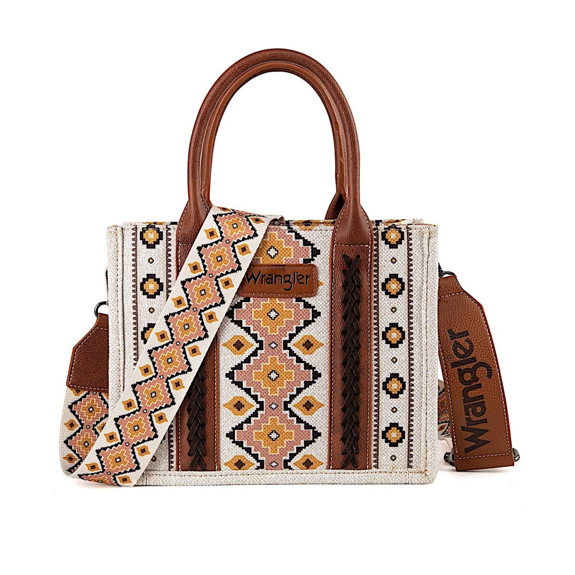 Wrangler Women’s Southwestern Crossbody Bag - Natural