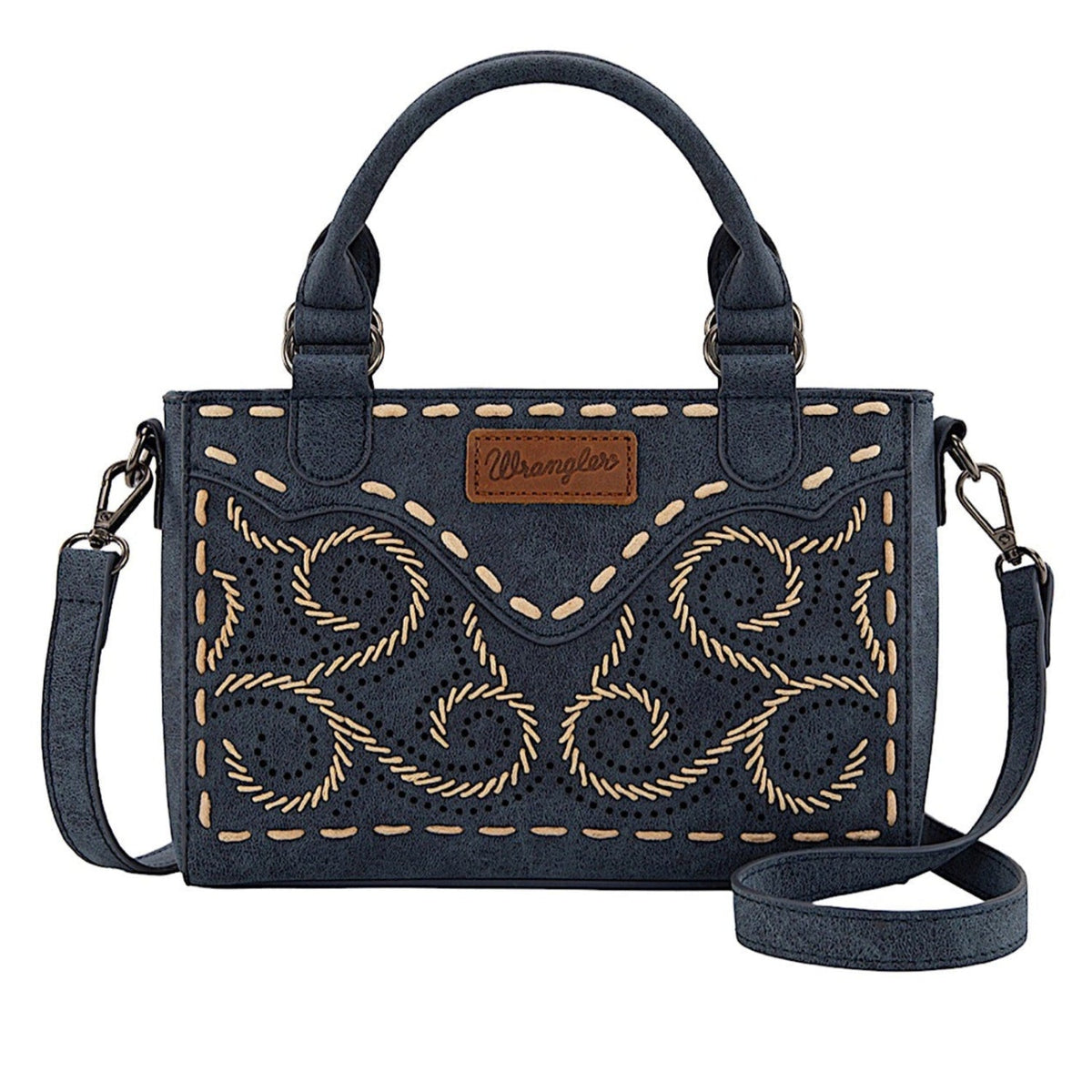 Wrangler Women’s Swirl Crossbody Bag - Navy