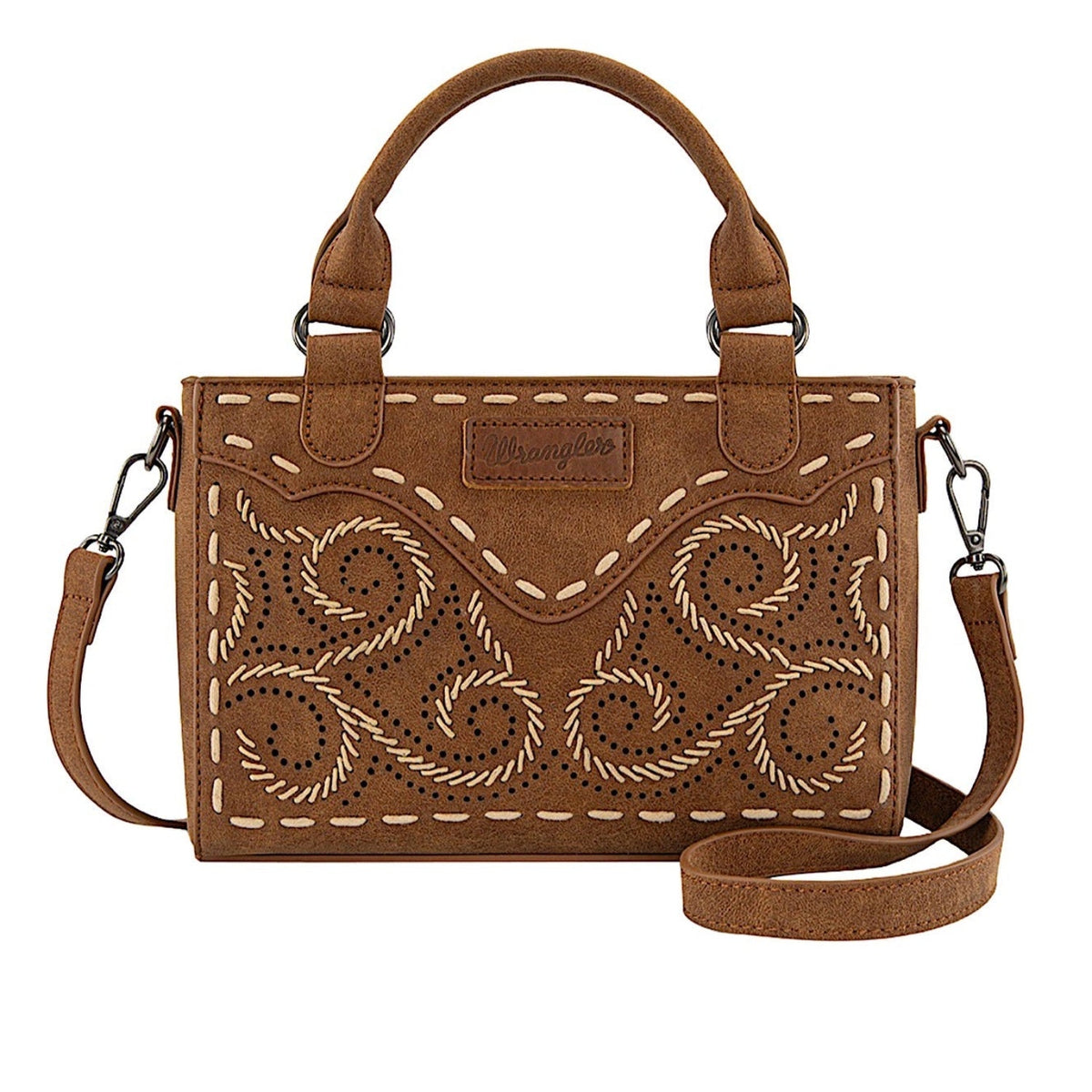 Wrangler Women’s Swirl Crossbody Bag - Tan