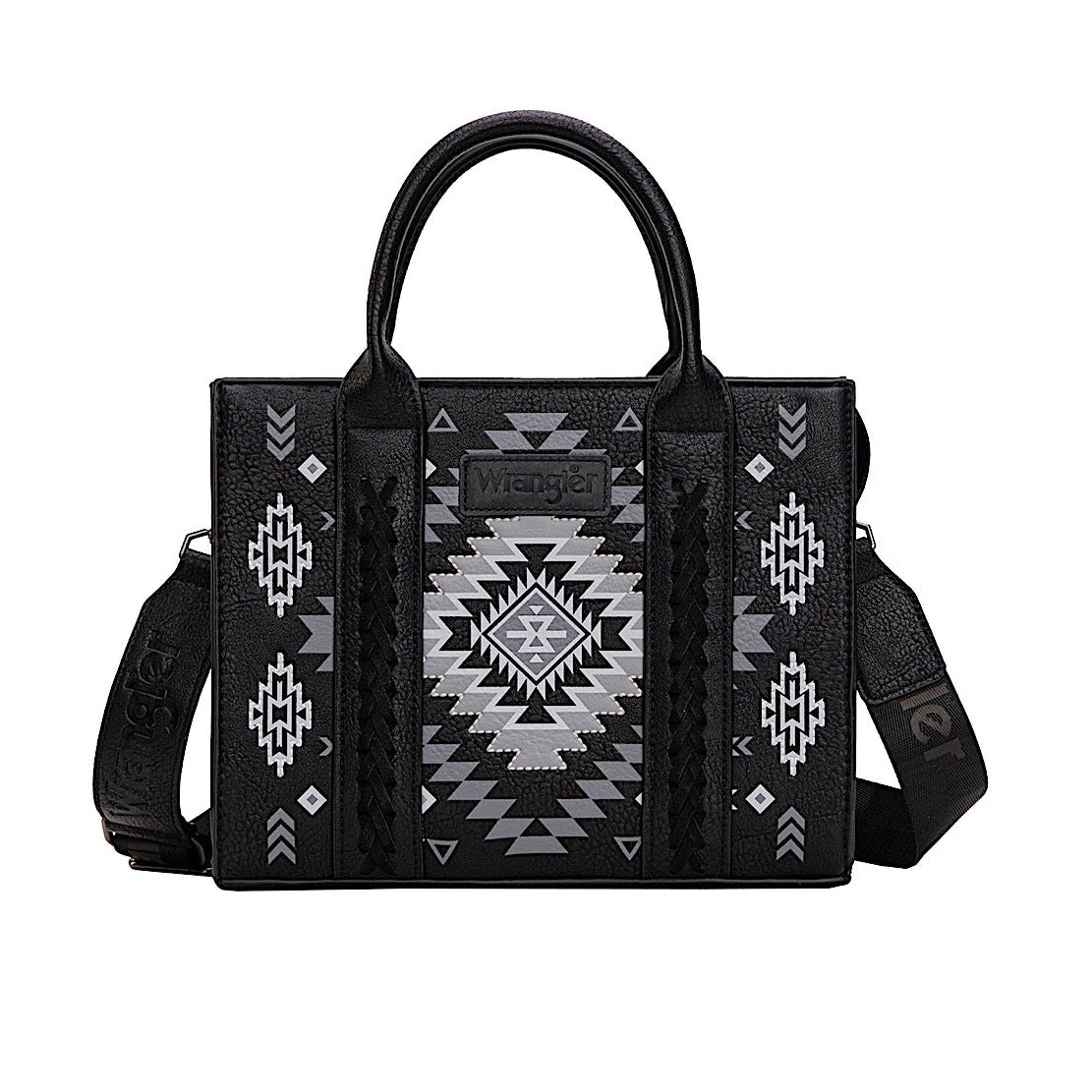 Wrangler Women’s Talia Aztec Crossbody Bag - Black