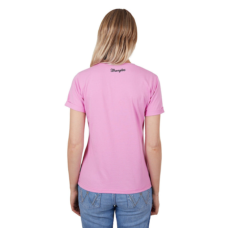 Wrangler Women’s Tegan Tee Pink