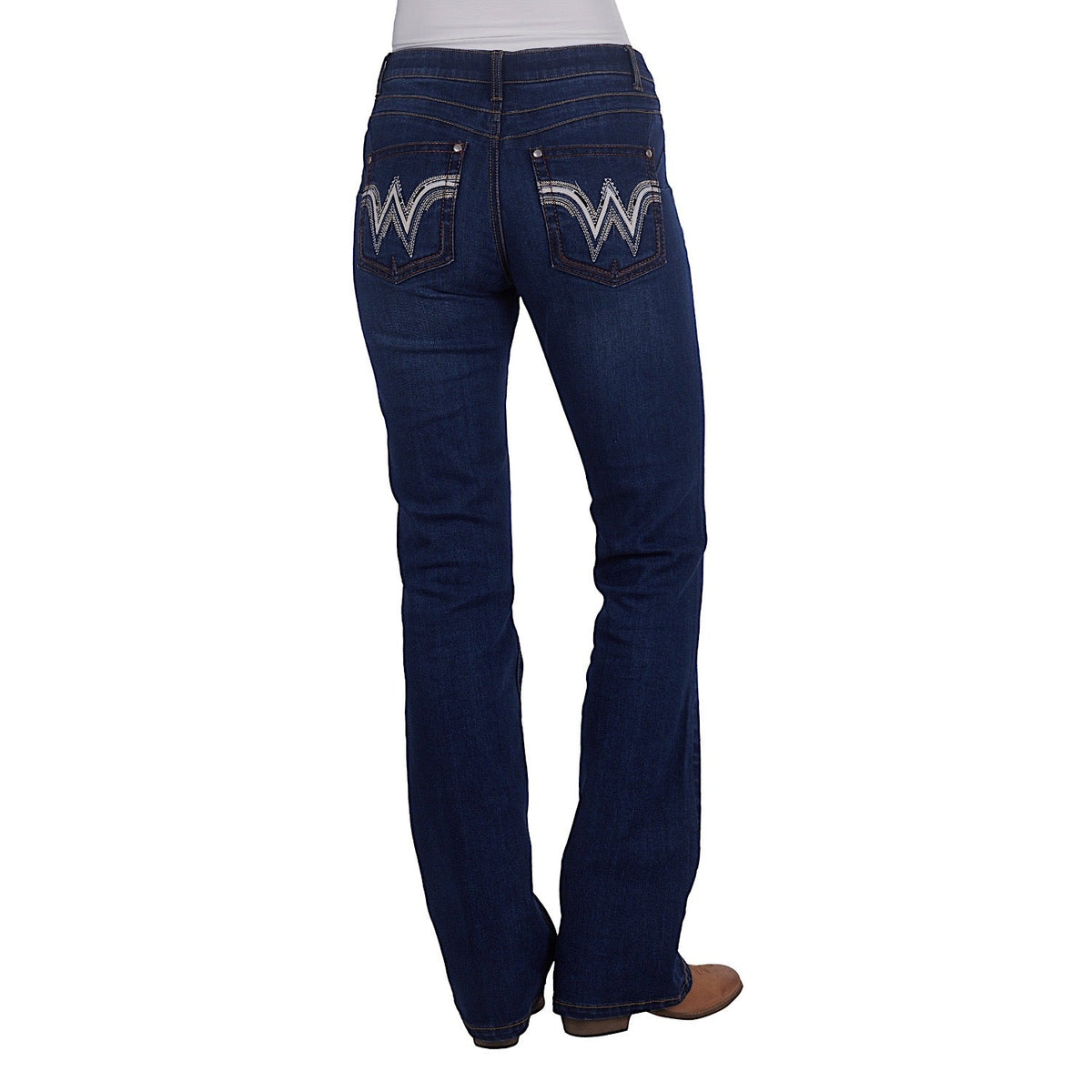 Wrangler Women’s Tilly Q-Baby Booty Up Jean Wild Indigo