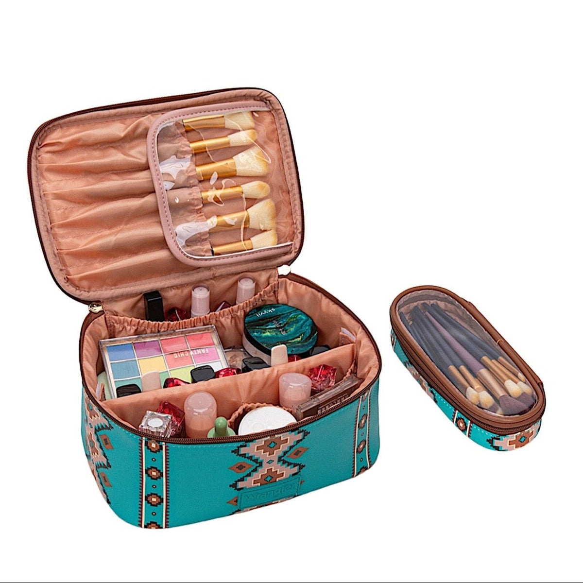 Wrangler Women’s Travel Cosmetic Bag - Tan