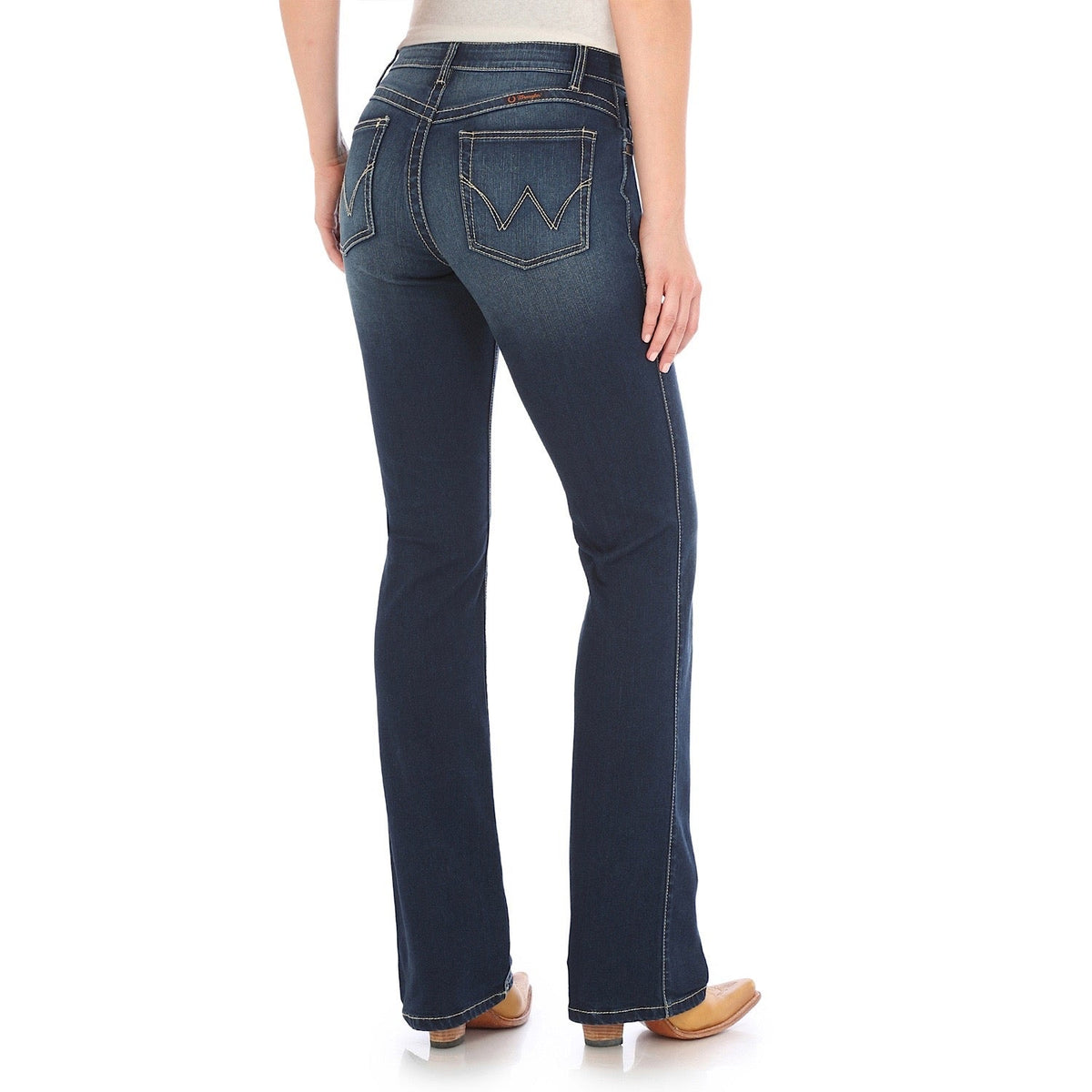 Wrangler Women’s Ultimate Riding Jean-Q Baby Dark Blue