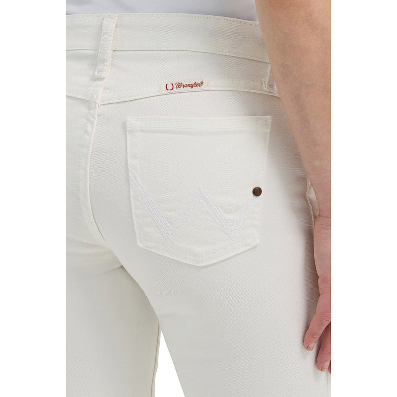 Wrangler Women’s Ultimate Riding Jean - Q Baby - White 32Leg