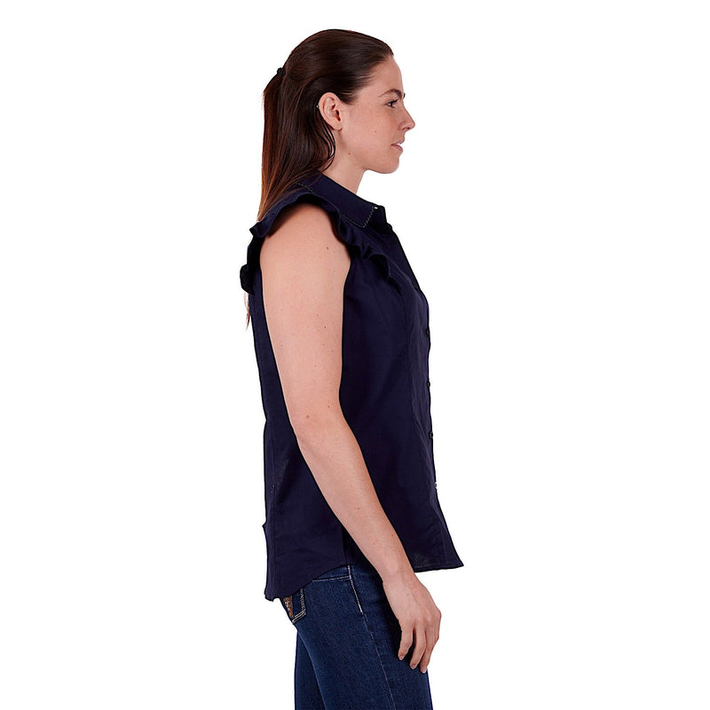 Wrangler Women’s Valeria Blouse Navy