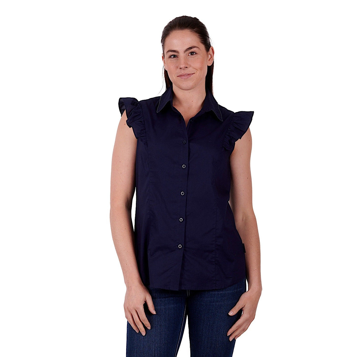 Wrangler Women’s Valeria Blouse Navy