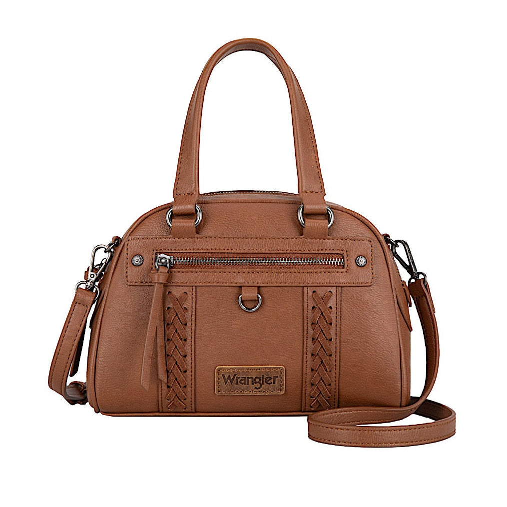 Wrangler Women’s Whipstitch Crossbody Bag - Tan