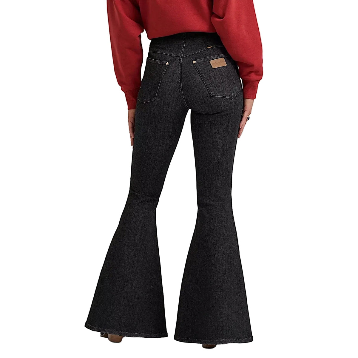 Wrangler X Lainey Wilson Women’s Pull On Bell Bottom Jean - Black Wash