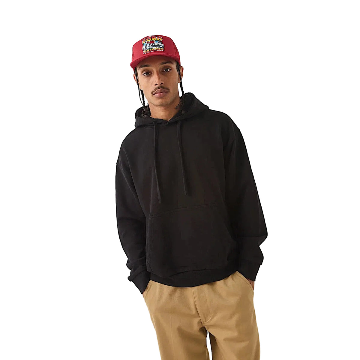 Brixton Men's Baseline Fleece Hoodie - Black