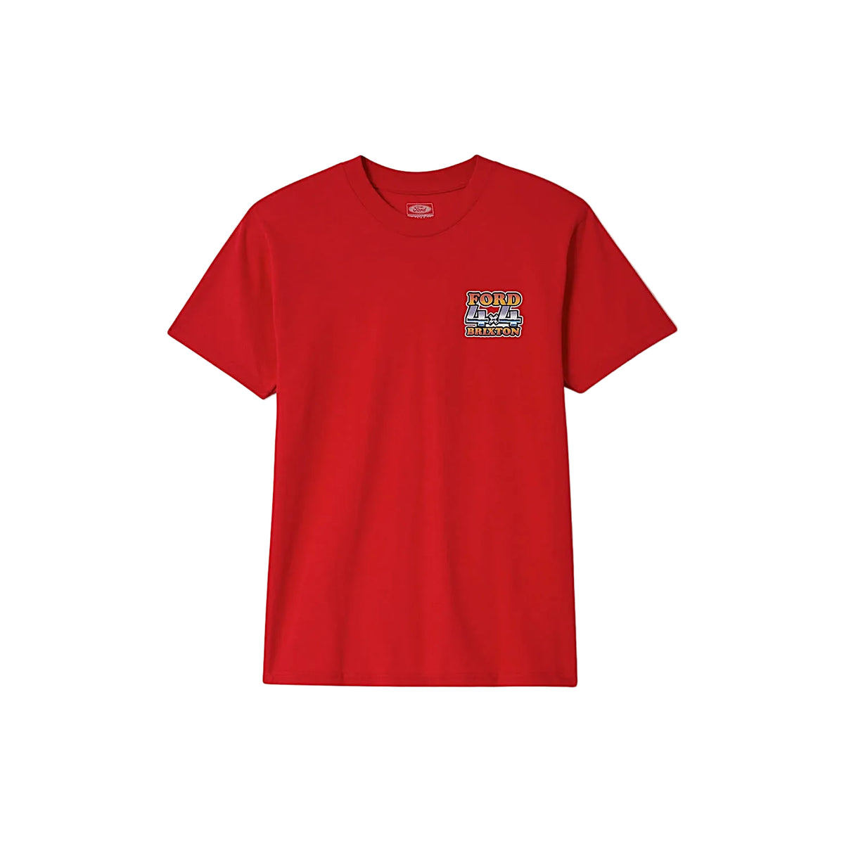 Brixton Men's Ford 4X4 Chrome T-Shirt - Rangoon Red