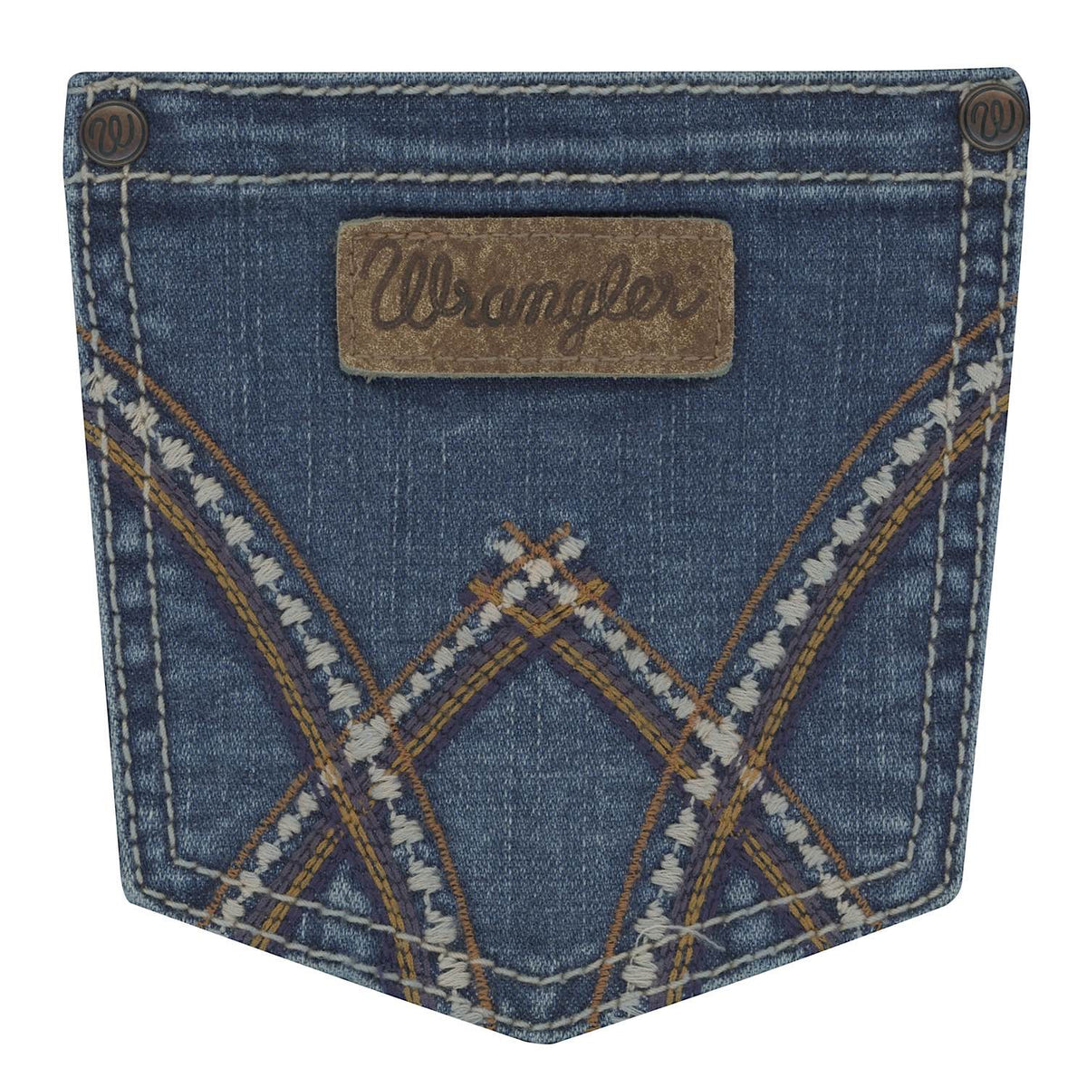 Wrangler Women's Retro Mid Rise Boot Cut Jean - Mae Indigo