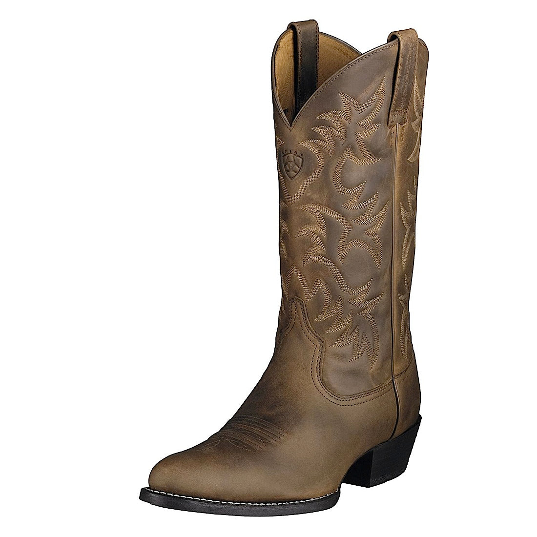 Buy Ariat Mens Heritage Western R Toe Distressed Brown The Stable Door