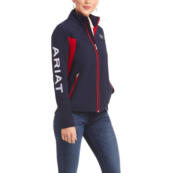 Ariat Womens New Team Softshell Jacket Navy