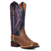 Ariat Womens Prime Time Western Boot Tobacco/Shadow Purple