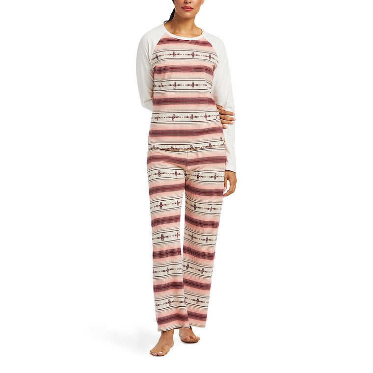 Ariat Womens PJ Set Multi Print