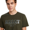 Ariat Mens Varsity T-Shirt Forest Mist