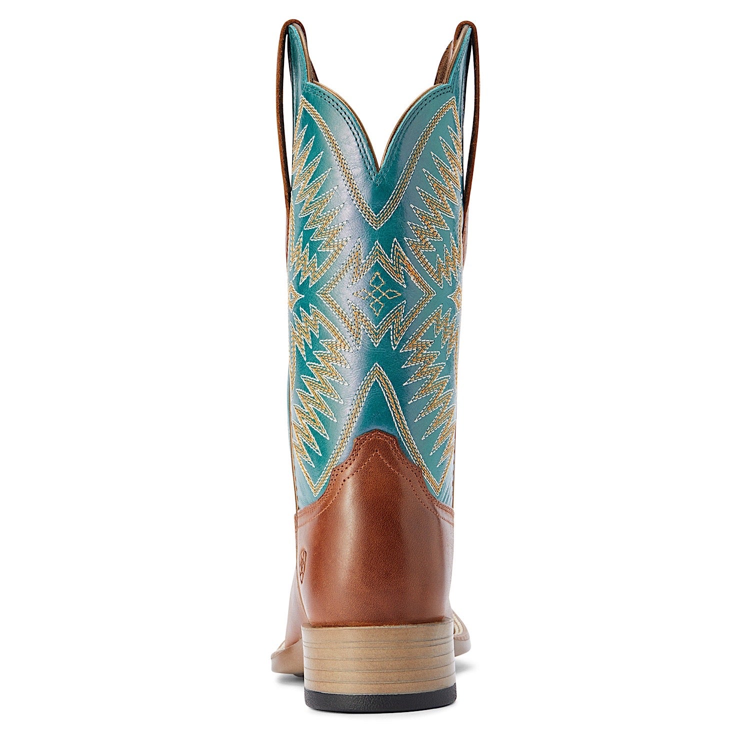 Buy Ariat Womens Odessa StretchFit Western Boot Almond Roca/Metallic Turqu  - The Stable Door