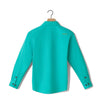 Ariat Youth Rebar Half Button L/S Workshirt Turquoise