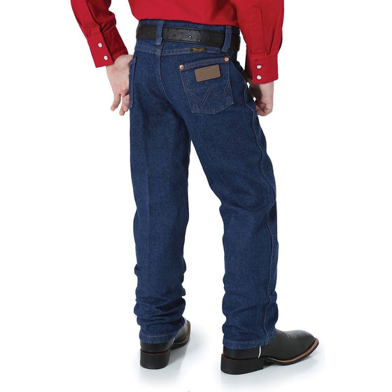 Wrangler Boys Original ProRodeo Slim Fit Jean, Prewashed Indigo