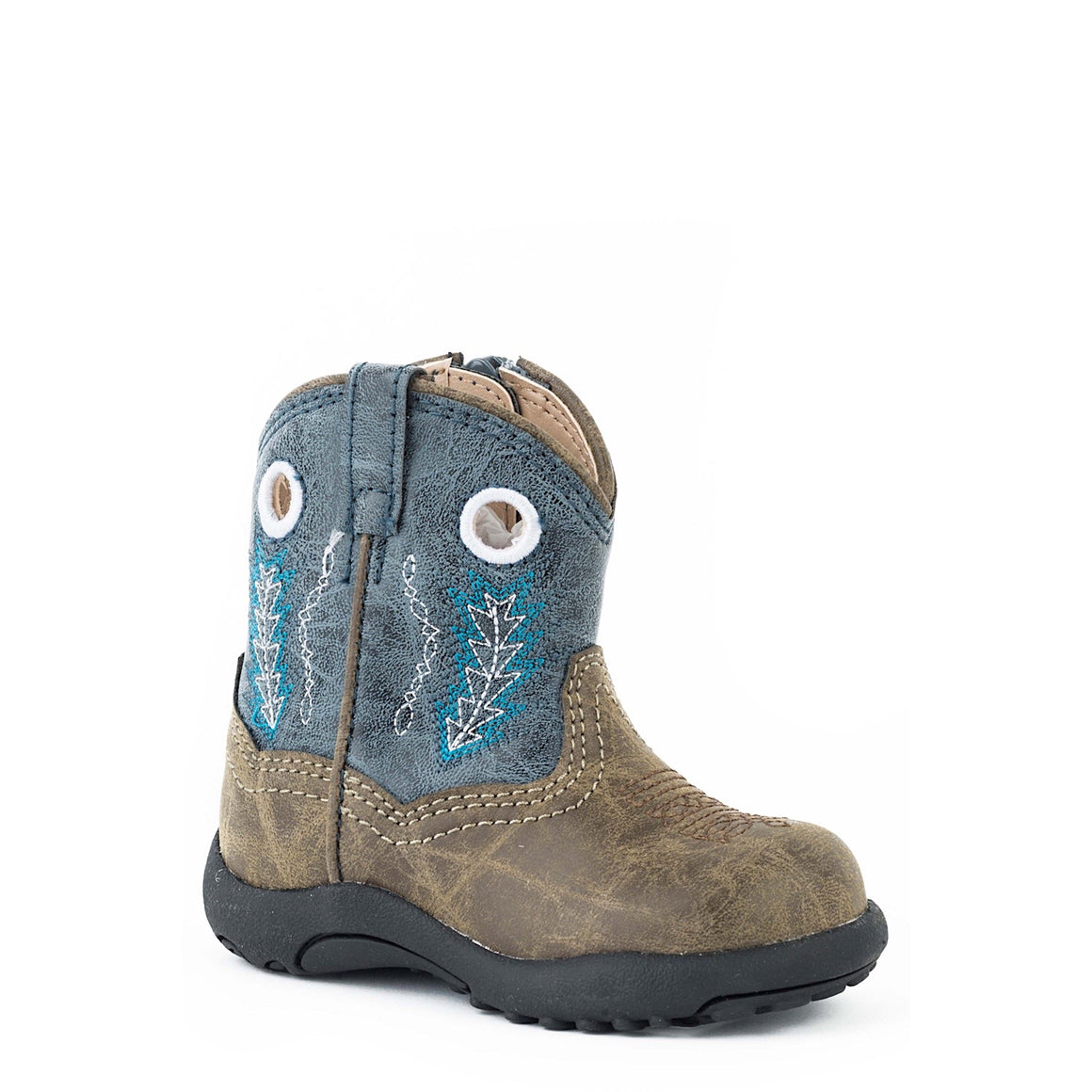 Roper INFANT Hole In The Wall Boot Brown/Blue