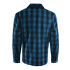 Dux-Bak Mens Mallard 1/4 Zip Overshirt Blue