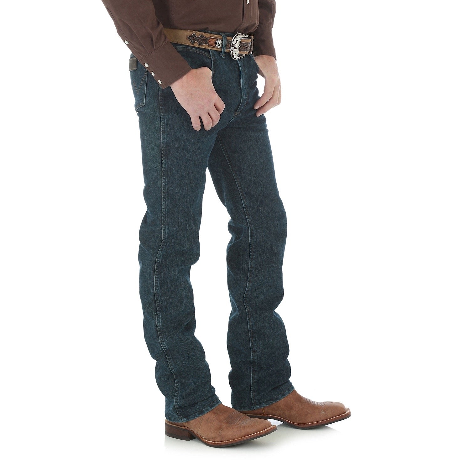 Buy Wrangler Mens Cowboy Cut Original Fit Jean 30 Leg Prewashed Indigo -  The Stable Door