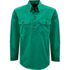 Thomas Cook Light Drill 1/2 Plkt L/S 2 Pocket Shirt Bright Green
