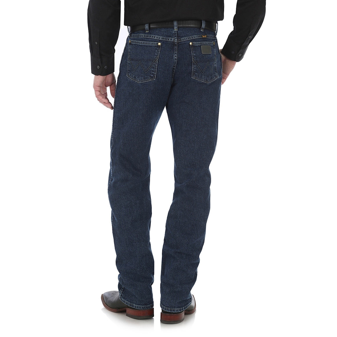 Wrangler Mens George Strait C/Cut Reg Fit Jean 34" Leg Dark Amarillo