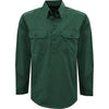 Thomas Cook Heavy Drill 1/2 Plkt L/S 2 Pocket Shirt Ivy Green