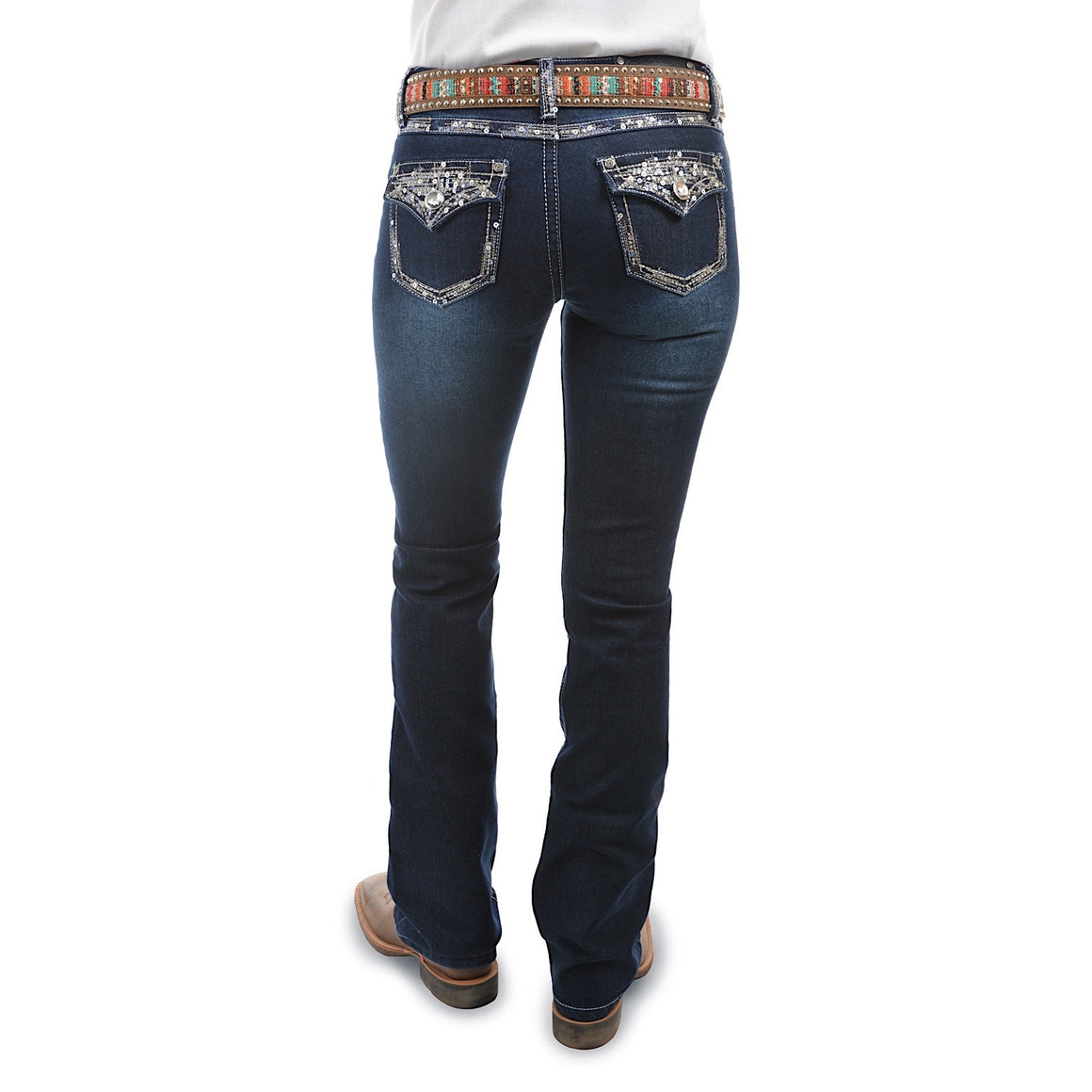 Buy Pure Western Womens Brady High Waisted Bootcut Jeans - 34 Leg