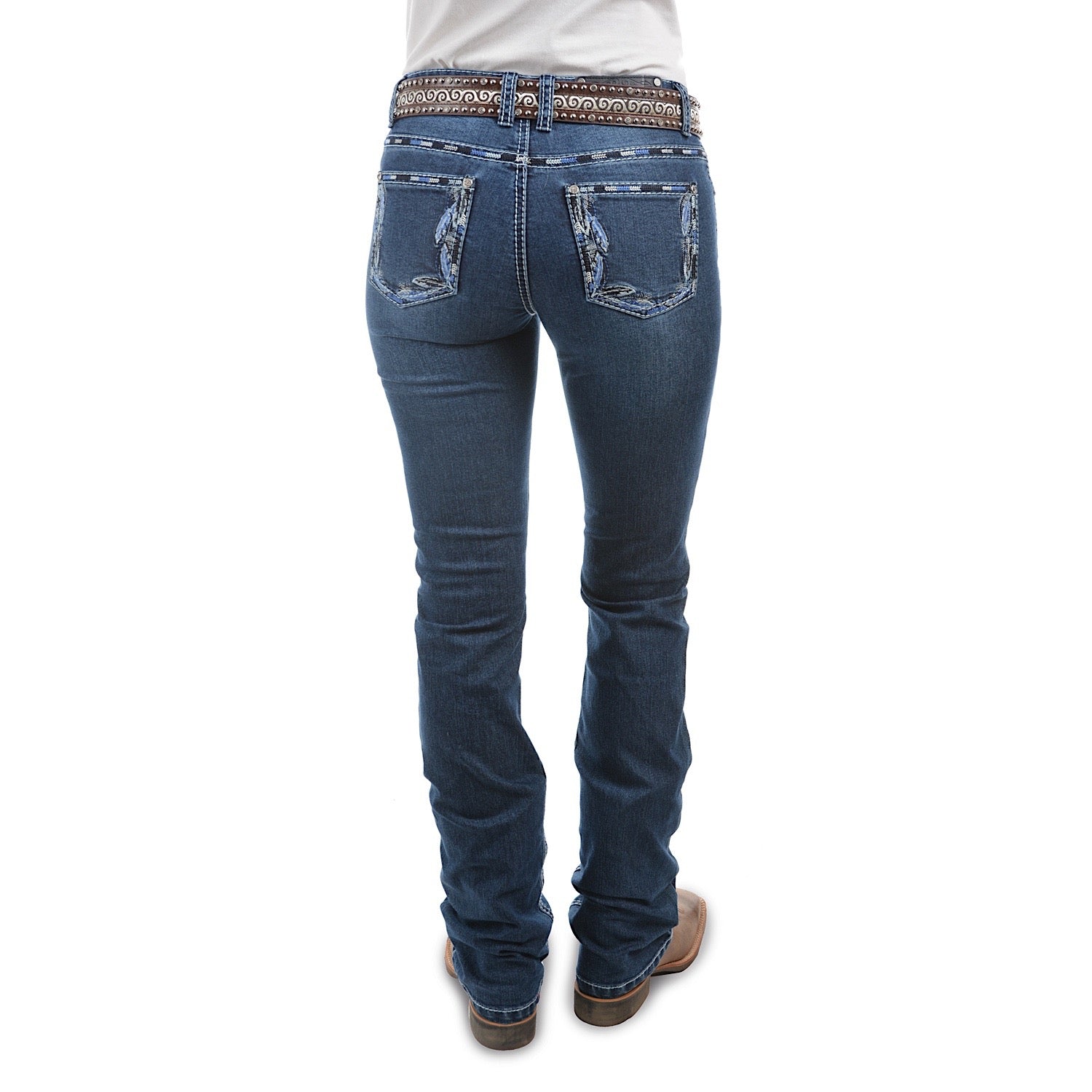 Buy Plus Size Women Pure Denim -Wide Leg Jeans- HIGH Rise - Non Stretch  Fabric - Faded Denim Blue Color - Waist Size 36
