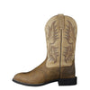Ariat Heritage Mens Roper Western Boot. Colour Tumbled Brown