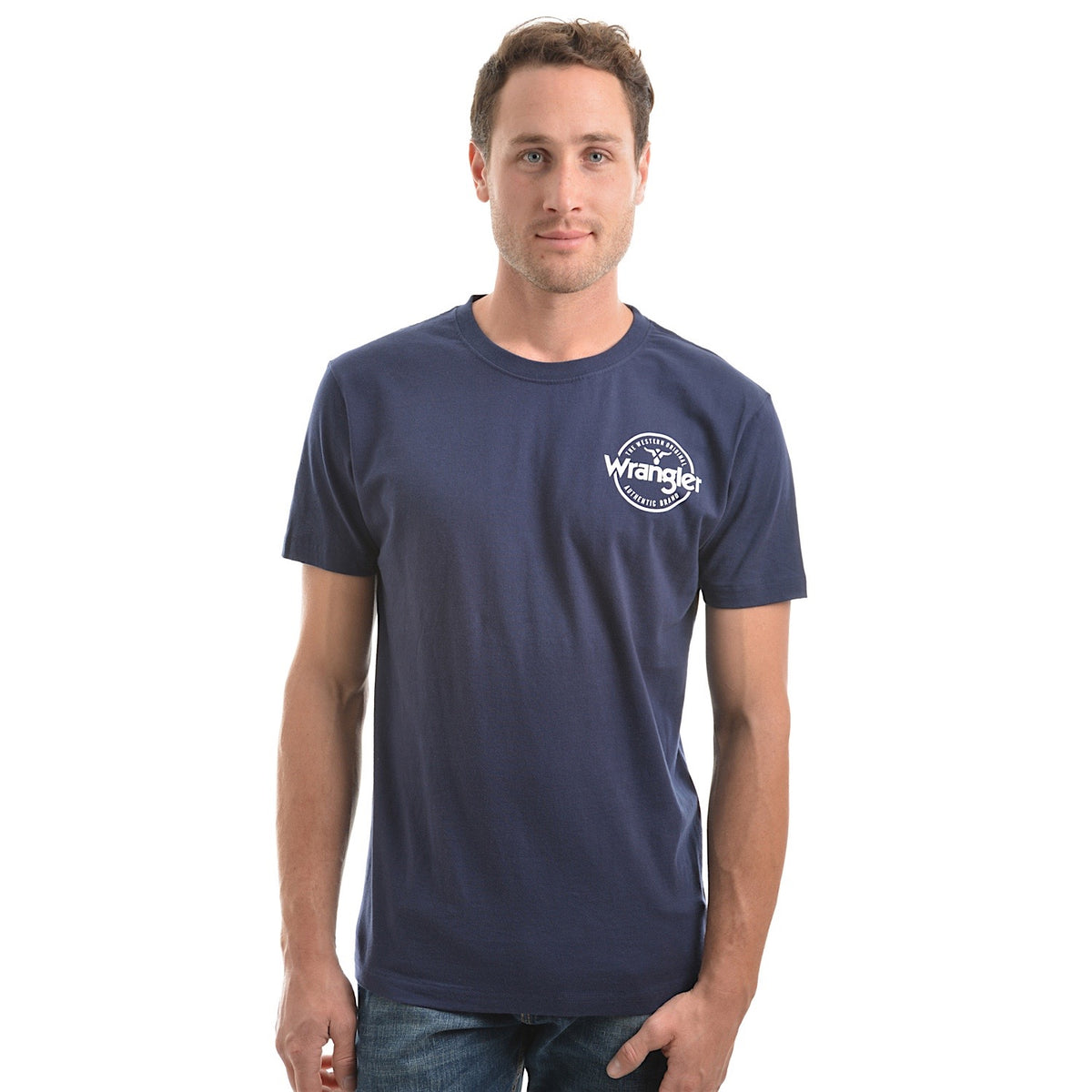 Wrangler Men's Angus Tee Navy