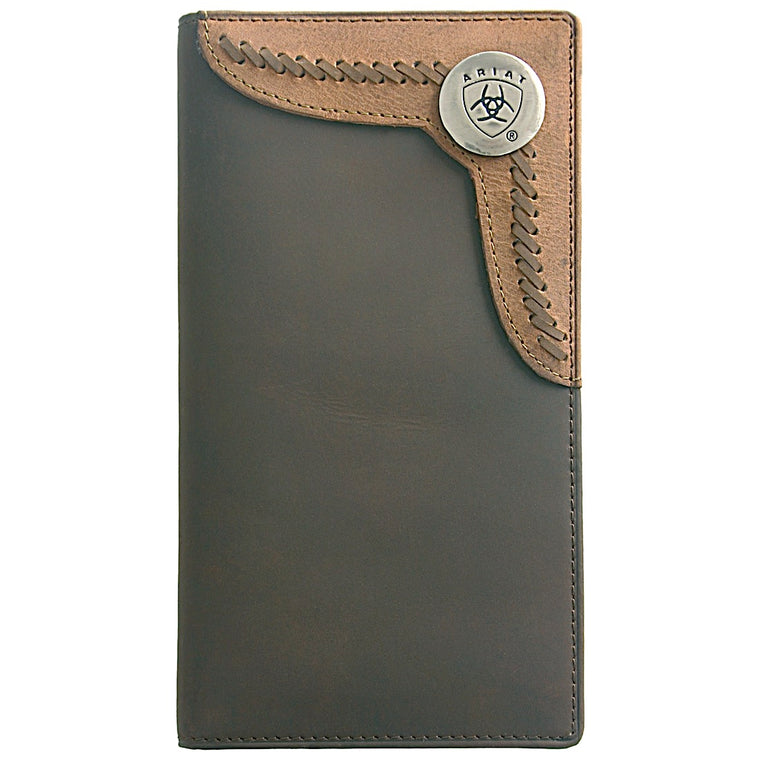 Ariat Rodeo Wallet - Brown/Lite Tan WLT1103A